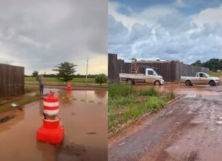 moradores-cobram-prefeitura-de-sinop-apos-alagamento-na-rua-manaus-com-avenida-rute