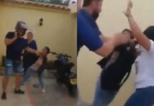 Mulher traída espanca marido e amante na saída de motel mulher-traida-espanca-marido-e-amante-na-saida-de-motel