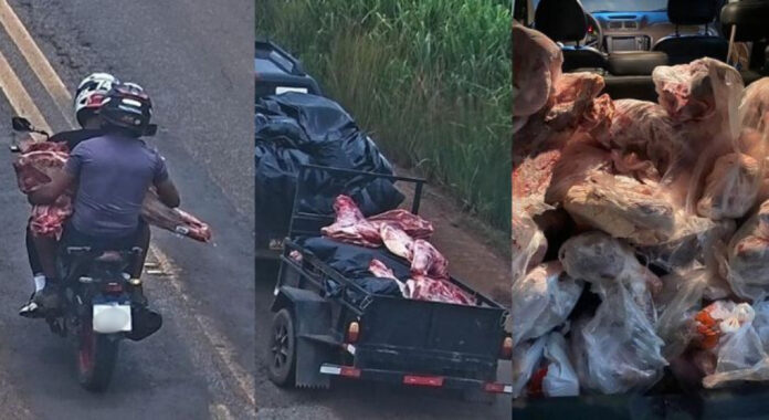 operacao-“guerra-de-carnes”-detem-11-suspeitos-por-saque-de-carga-apos-tombamento-na-mt-235