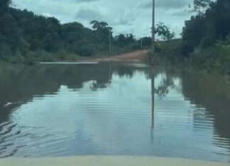 rio-transborda-e-defesa-civil-alerta-motoristas-na-ponte-da-linha-celeste-entre-sorriso-e-vera