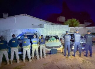 PRF flagra 55 tabletes de drogas em carro durante abordagem em posto e prende traficante prf-flagra-55-tabletes-de-drogas-em-carro-durante-abordagem-em-posto-e-prende-traficante