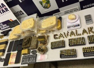 pm-prende-faccionados-por-trafico,-drogas-entorpecentes,-pistolas-e-municoes
