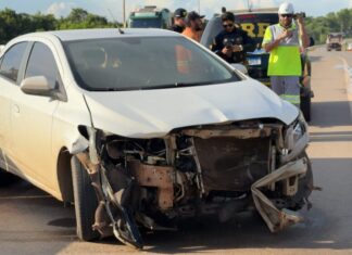 Dois acidentes são registrados na BR-163 em Sorriso no mesmo dia dois-acidentes-sao-registrados-na-br-163-em-sorriso-no-mesmo-dia