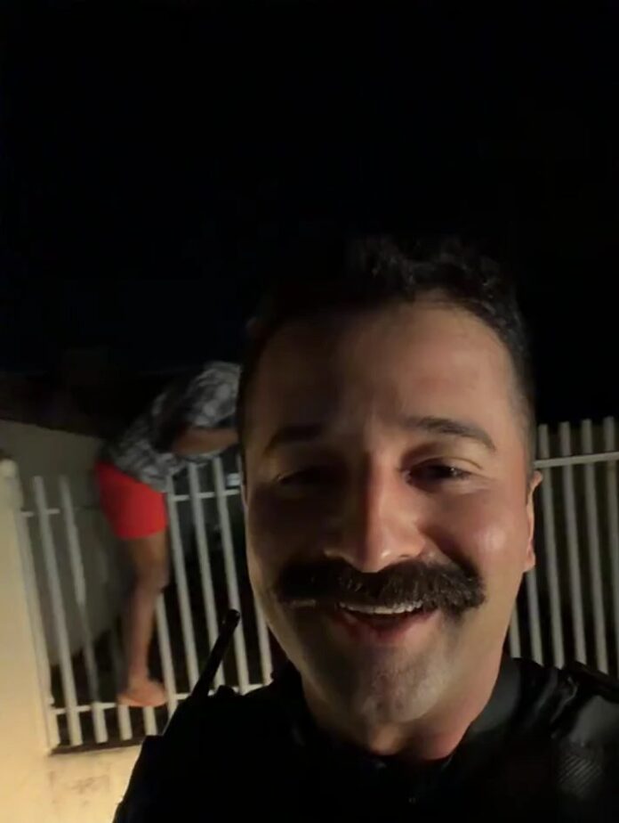 ladrao-fica-preso-em-portao-ao-tentar-invadir-casa-e-cena-viraliza-em-sinop