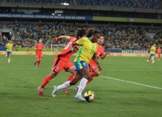brasil-goleia-a-coreia-do-sul-pela-fifa-series-em-cuiaba;-proximo-jogos-acontecem-terca-feira