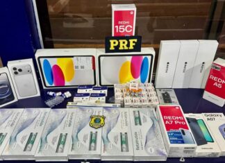 prf-apreende-medicamentos-e-eletronicos-durante-fiscalizacao-em-veiculo-na-br-364-em-mt
