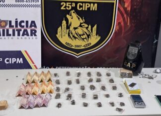 PM prende homem por tráfico de drogas e apreende 32 porções de maconha pm-prende-homem-por-trafico-de-drogas-e-apreende-32-porcoes-de-maconha