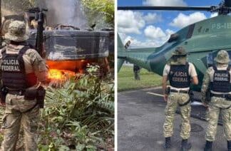 policia-federal-e-ibama-combatem-garimpo-ilegal-em-terra-indigena-na-amazonia-mato-grossense