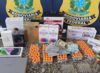 pf-e-prf-prendem-policial-com-carga-milionaria-de-medicamentos-ilegais-em-mt