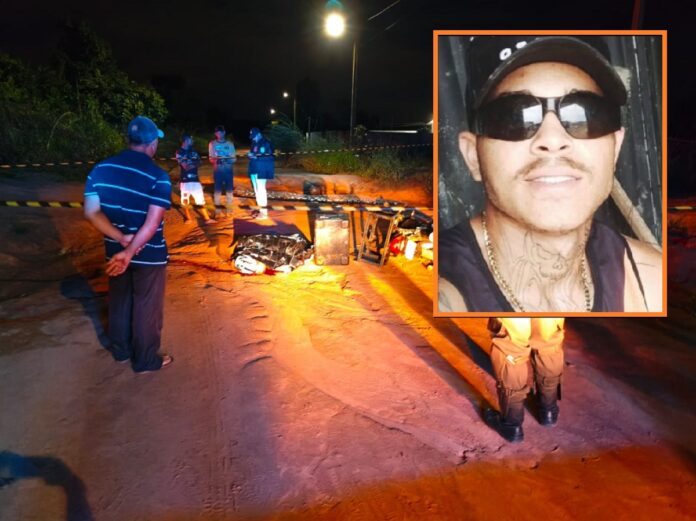 entregador-e-morto-a-tiros-ao-lado-da-motocicleta-em-mt;-policia-civil-investiga