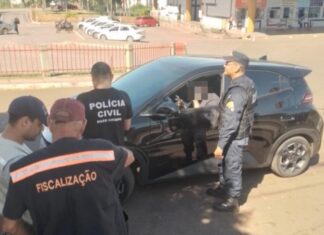 Blitz fiscaliza transporte por aplicativo após treta com motoristas de táxi em MT blitz-fiscaliza-transporte-por-aplicativo-apos-treta-com-motoristas-de-taxi-em-mt