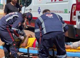 Motociclista fica ferido após bater em buraco e cair na MT-242 em Sorriso motociclista-fica-ferido-apos-bater-em-buraco-e-cair-na-mt-242-em-sorriso